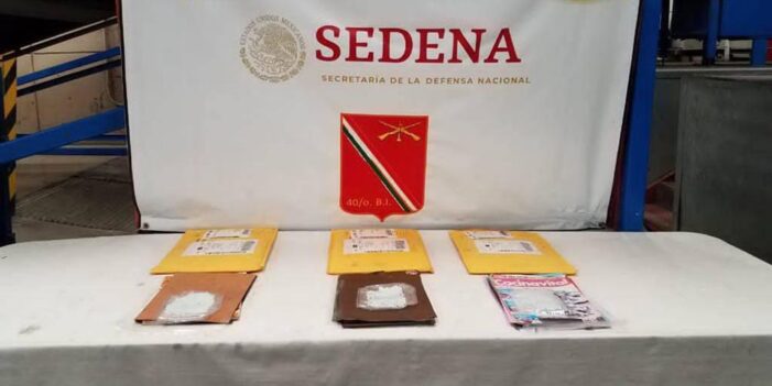 Ejército Mexicano decomisa fentanilo en Querobabi