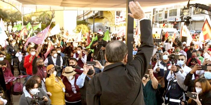 PT Nogales, pinta de rojo y amarillo presencia de Durazo