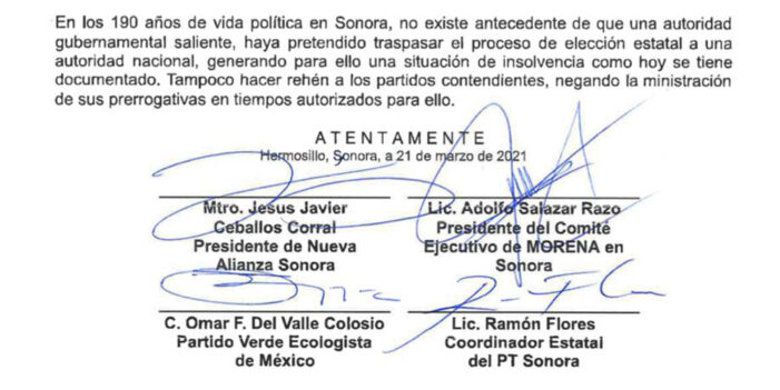 Morena y aliados reclaman 28.56 millones de financiamiento público