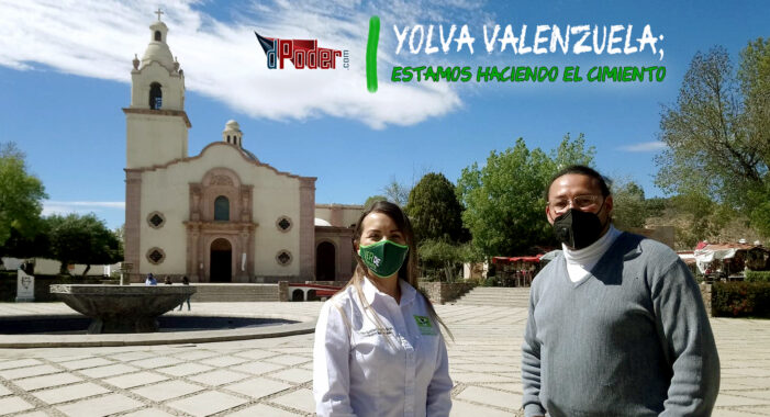 YOLVA VALENZUELA, estamos haciendo el cimiento