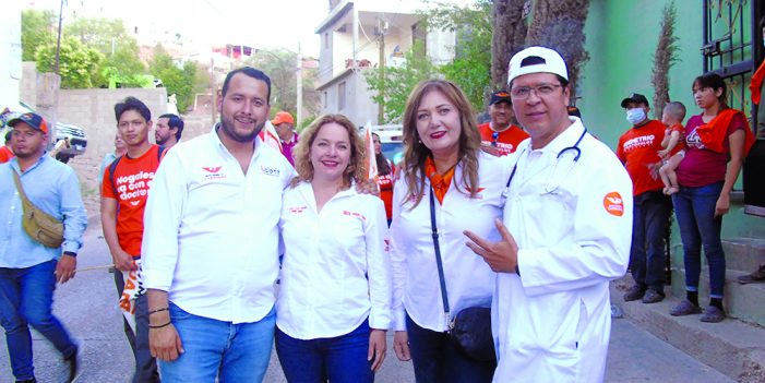 María Elena Moreno va con todo por la Diputación Federal