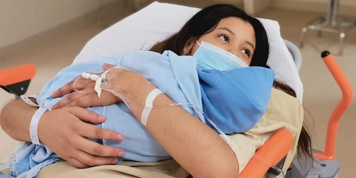 Ángela Guadalupe es mamá “10 de mayo” en Hospital Integral de la Mujer