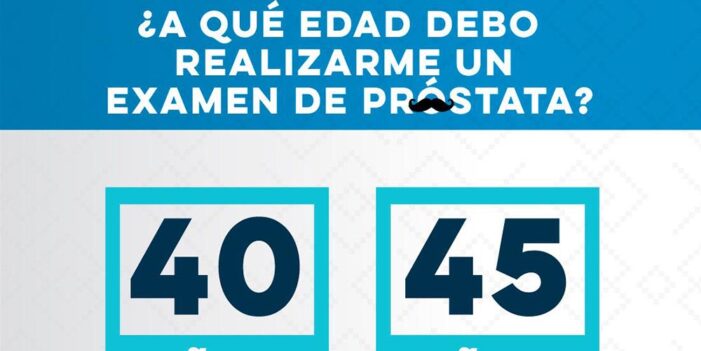 Llaman a realizarse exámenes para detectar a tiempo el cáncer de próstata