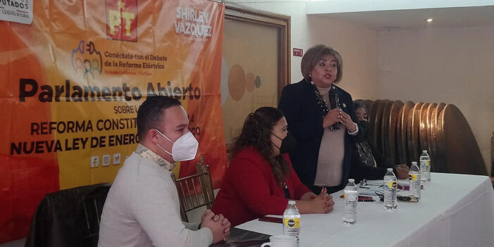 Presenta Shirley Vázquez Ley de energía para México