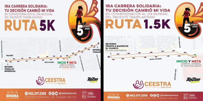 CEESTRA invita a carrera y caminata solidaria
