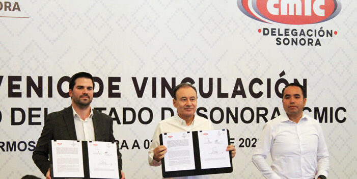 Constructores firman convenio con Durazo