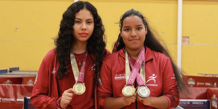Termina paratenis de mesa con medallas de Oro y Plata
