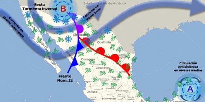 Sexta tormenta invernal afecta Noroeste, Norte y Sierra de Sonora