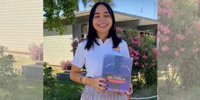 Ana Itzel García Flores busca competir en Olimpiada Internacional de Química 