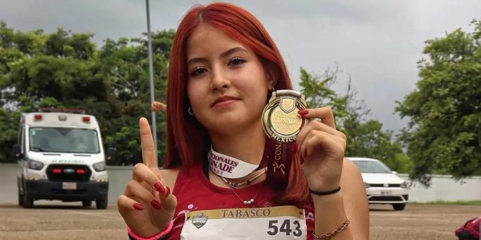 Daniela Cáñez Medina gana medalla de oro en Juegos Nacionales