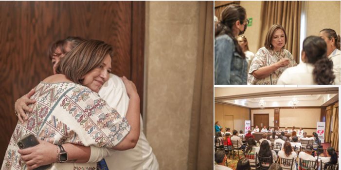 Xóchitl Gálvez se reunió con madres buscadoras
