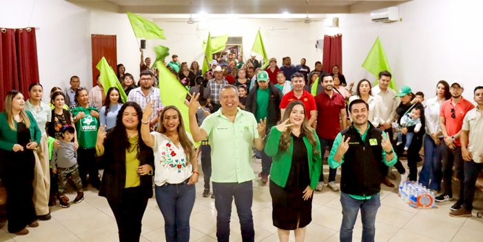 Toma protesta a nueva dirigencia del Partido Verde