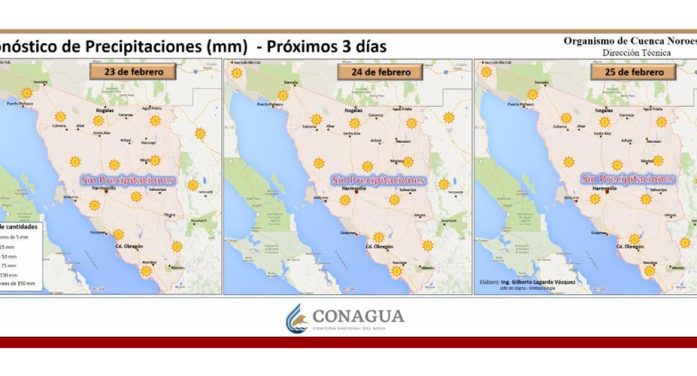 Protección Civil informa de pronóstico por alza de temperaturas