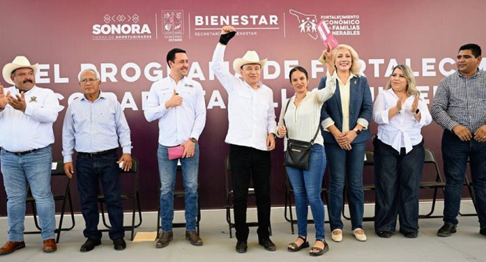 Gobernador Alfonso Durazo entrega pago de Oportunidades