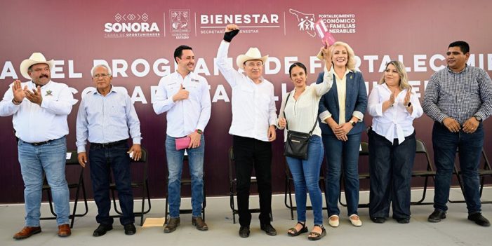 Gobernador Alfonso Durazo entrega pago de Oportunidades